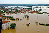 Поплава на рубу Обреновца (фото: Војска Србије)